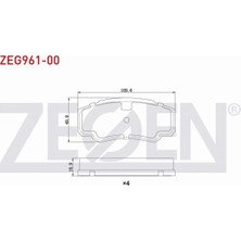 Otoco Fıat Ducato (244) 2.8 Tdı 2002-2006 Arka Fren Balatası 4252 47