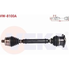 Otoco Volkswagen Passat (3b2) 1.9 Tdı Abslı 45 Dıs Uzunluk 586 mm 96-00 Komple Aks Sağ Ön 8d0 407 272BE