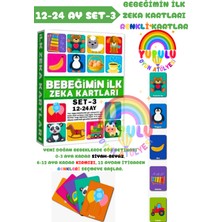 Yupulu Bebeğimin Ilk Zeka Kartları Set-3 / 12-24 Ay Eğitici Hediye Paketi