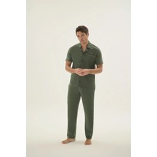 SVM 9676 Erkek Düğmeli Pijama Takım