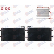 Otoco Audı Q3 (8u) 1.4 Tfsı 2011- Klima Radyatörü  8U0.260.401 B - 8U0260401B - 8U0260401C