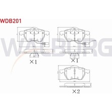 Otoco Passat 1.6 1996-2000 Ön Fren Balatası Fişli 4B0698151AB