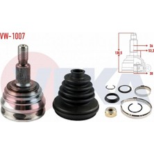 Otoco Volkswagen Golf Iv (1j1) 1.6i 36X30X53 Uzunluk 138,3 mm 97-05 Aks Kafası Sol-Sağ Ön Dış 357498099EV