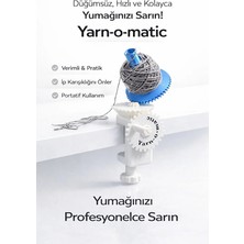 EVORADECO Ip Yün Sarma Aparatı (Yarn Winder) – Düğümsüz Hızlı Sarım, Masa Kıskaçlı Kompakt Tasarım