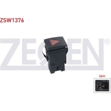 Otoco Volkswagen Polo 2001-2012 Flaşör Anahtarı 4 Pin 6Q0953235A