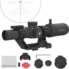 Victoptics S6 Combo Kit | S6 1-6×24 Lpvo Sfp Tüfek Dürbünü + Picatinny Ar Montajı (OPSL122)