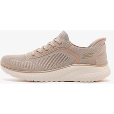 Skechers Bobs Squad Chaos Kadın Natürel/altın Spor Ayakkabı 117497 Ntgd