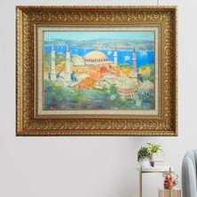 Giyense Kalın Çerçeveli Paspartulu Tablo C1460
