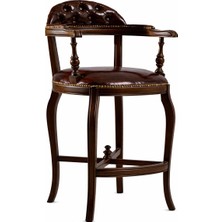 Gazzini Furniture Majesta Classic Ahşap Bar Sandalyesi