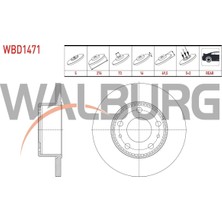 Otoco Iveco Daıly Fren Diski Arka Düz Absli 52 Dış 5 Bjn 276X16X7369,5 42575665