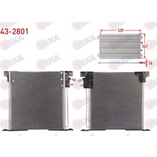 Otoco Mercedes Vıto (638) 112 Cdı 1997-2003 Klima Radyatörü  A6388350170 - 6388350170 - 638 835 01 70