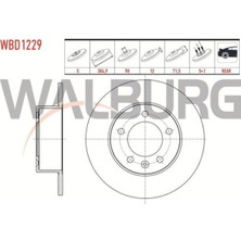 Otoco Renault Master Iıı (Fv) 2.3 Dcı 2010- Fren Diski Arka Düz 5 Bjn 304,9X12X90X71,5 43 20 003 67R