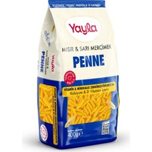 Yayla Mısır ve Sarı Mercimek Penne Makarna 400 G