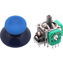 Pop Konsol XBOX One Analog Motor Topuz Seti 1+1 One - One S/X - Series S/X Uyumlu Siyah Buz Mavi Mavi
