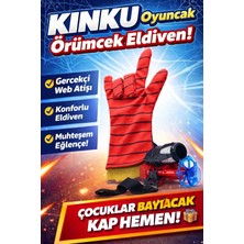 Kinku Spiderman Örümcek Adam Vantuz Fırlatan Eldiven