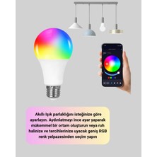 Rgbw Teknolojili Akıllı LED Ampul, Zamanlayıcılı