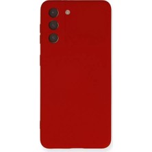 Rory Newface Samsung Galaxy S21 Kılıf Nano Içi Kadife Silikon - Kırmızı