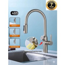 OEM Mutfak Evye Bataryası Su Arıtma Çıkışlı+ Sensörlü Sıvı Sabunluk 6 Fonksiyonlu 7 Yıl Garantili Ithal