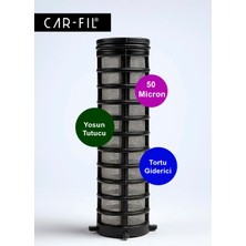 Car-Fil | Karavan Tekne Tip Portatif Depo Dolum Filtresi Yedek Kartuşu | 50 Mikron Yıkanabilir Çelik