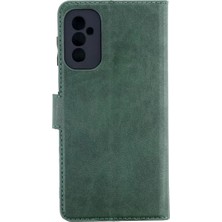 AK-SA-STR Newface Samsung Galaxy M52 5g Kılıf Trend S Plus Kapaklı Kılıf - Yeşil