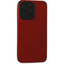 Zemira Home Newface Apple iPhone 15 Pro Kılıf Loop Deri Silikon - Kırmızı