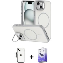 DS LLC Ieg™ iPhone 14 Kılıf Çekirdek Klasik - Siyah Bilvis 5in1 5d Magic Hayalet Cam Ekran Koruyucu +