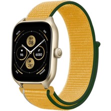 Beei Watch 22MM Hasırlı Cırtcırtlı Kordon (Saat Değildir) - Sarı