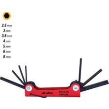 Artiko Eltos Çakı Alyan Seti Altıköşe 7 Parça Katlanır Allen Anahtar Seti