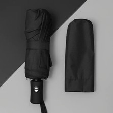 Runaway Kompakt Otomatik Siyah Kılıflı Şemsiye Dayanıklı Tasarım