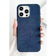 Zemira Home Newface Apple iPhone 15 Pro Max Kılıf Karen Magsafe Kapak - Lacivert