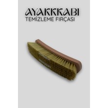 Onur Lostra Tipi At Kılı Ayakkabı Temizleme Fırçası Profesyonel Deri Ayakkabı Bakım Parlatma Fırçası 23CM