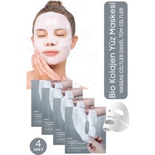 Hobibahçem Bio Kolajen Şeffaf Kore Maskesi - Yaşlanma Karşıtı, Parlaklık ve Nemlendirme Etkili 4 Adet