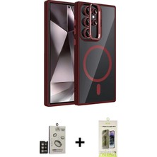 DS LLC Ieg™ Galaxy S24 Ultra Kılıf Yadigar Asil Koleksiyonu - Siyah Joko Magic 5d Hayalet Cam + Gold Bi