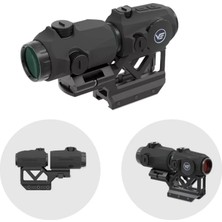 Vector Optics Combo Kit | Maverick Mini Red Dot Nişangah & 3x Magnifier & Entegre Tek Parça Montaj (Vogp-02)