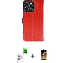 DS LLC Ieg™ iPhone 16 Pro Max Kılıf Siluet Işık Serisi - Siyah Buffer Cam Ekran Koruyucu + Beyaz Raze