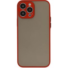 Zemira Home Newface Apple iPhone 15 Pro Kılıf Montreal Silikon Kapak - Kırmızı