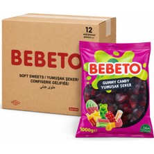 Bebeto Jelibon 12’li Paket 1 kg Çilek