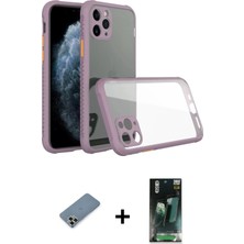 DS LLC Ieg™ iPhone 11 Pro Max Kılıf Nova Asil Özel Seri - Şeffaf 360 Full Body Arka Koruyucu + Açık