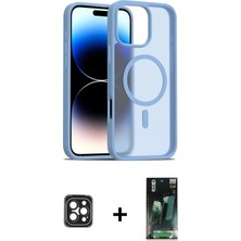 DS LLC Ieg™ iPhone 16 Pro Max Kılıf Siluet Minimal Prime - Siyah 360 Mat Full Body Arka Koruyucu + Siya