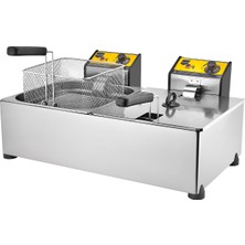 Remta 8+8 Lt Kapaklı Fritöz R102