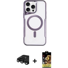 DS LLC Ieg™ iPhone 15 Pro Max Kılıf Yadigar Klasik Özel Seri - Siyah Buffer Cam Ekran Koruyucu + Siyah