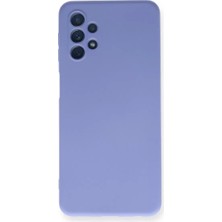 Rory Newface Samsung Galaxy A52 Kılıf Nano Içi Kadife Silikon - Lila