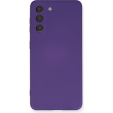 SiHako Galaxy S21 Kılıf Nano Içi Kadife Silikon - Mor