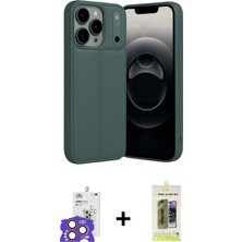 DS LLC Ieg™ iPhone 17 Pro Max Kılıf Doruk Klasik Özel Seri - Siyah Joko Magic 5d Hayalet Cam + Turuncu