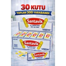AK-SA-STR Santavik Ilk Yardım Bandı Yara Bandı 10LU 30 Paket