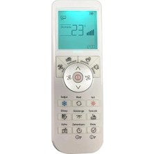 Beko Arçelik Inverter Klima Kumandası 5401552301-5401552401 Beyaz