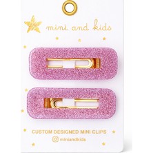 Mini And Kids Mini & Kids Uzun Simli Toka Pink Rectangle
