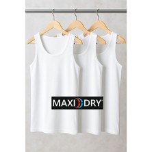 Maxi-Dry 3'lü Aşırı Terleme Önleyici Erkek Atlet, Çift Katmanlı, Islaklık Sızdırmaz, Nefes Alabilen Iç Giyim