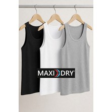 Maxi-Dry 3'lü Aşırı Terleme Önleyici Erkek Atlet, Çift Katmanlı, Islaklık Sızdırmaz, Nefes Alabilen Iç Giyim