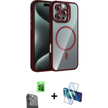 DS LLC Ieg™ iPhone 16 Pro Max Kılıf Yadigar Asil Koleksiyonu - Siyah 3D Antistatik Seramik Nano Ekran K